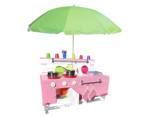 Kinderküche mit Sonnenschirm Vorschau